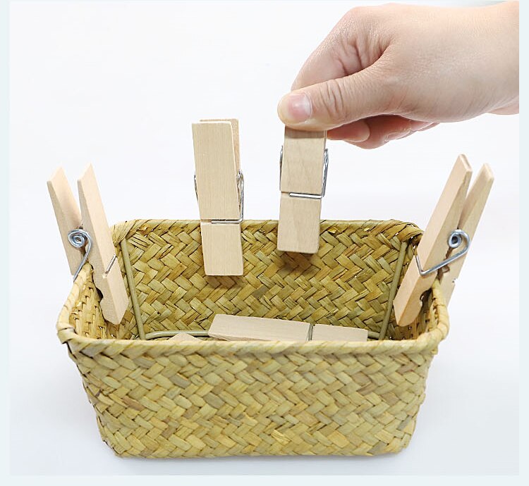 pegs and basket