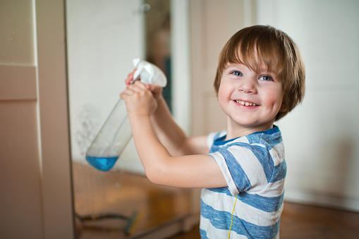 Teach Your Child Responsibility and Boost Confidence with this Simple Daily Task: Cleaning Mirrors and Glass