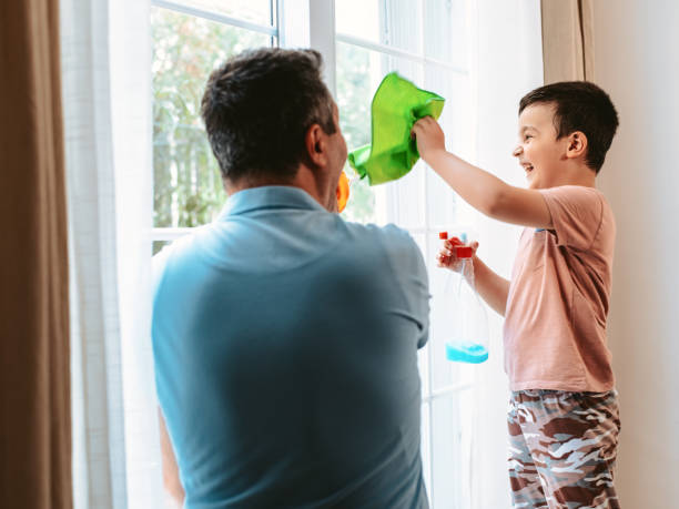 Teach Your Child Responsibility and Boost Confidence with this Simple Daily Task: Cleaning a Window