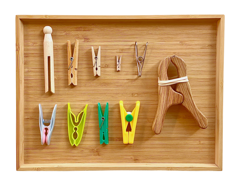 Unlock Your Child's Motor Skills with a Fun Montessori Activity: Pegs and Basket