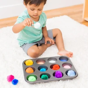 Unlock Your Child's Motor Skills with a Fun Montessori Activity: Pom Poms